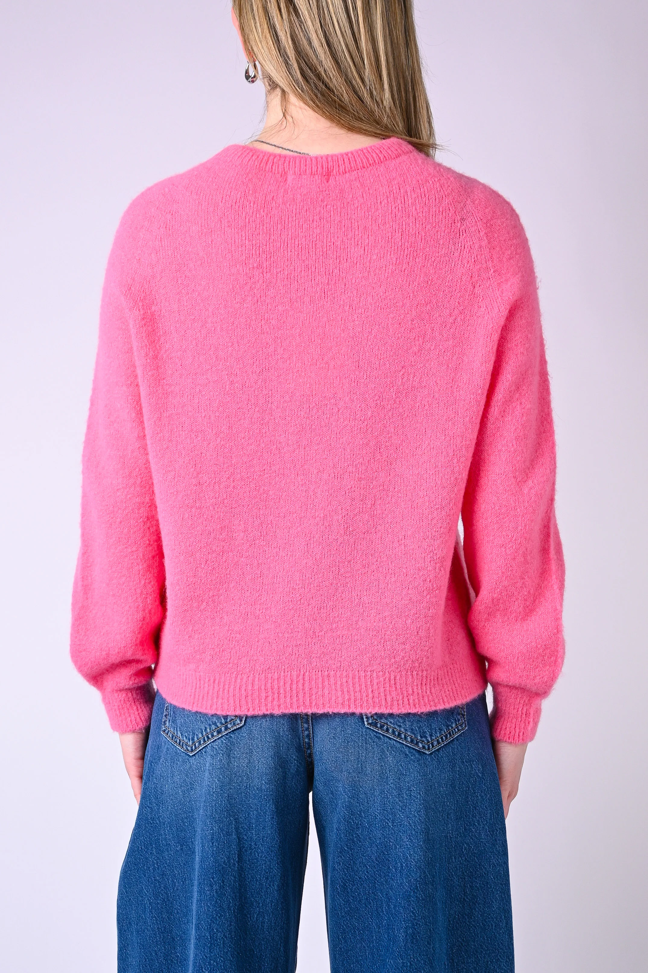 B LOVE - MAGLIA BABY ALPACA MANICA LUNGA ART.SOFT/1013 - ROSA PINK - Image 4