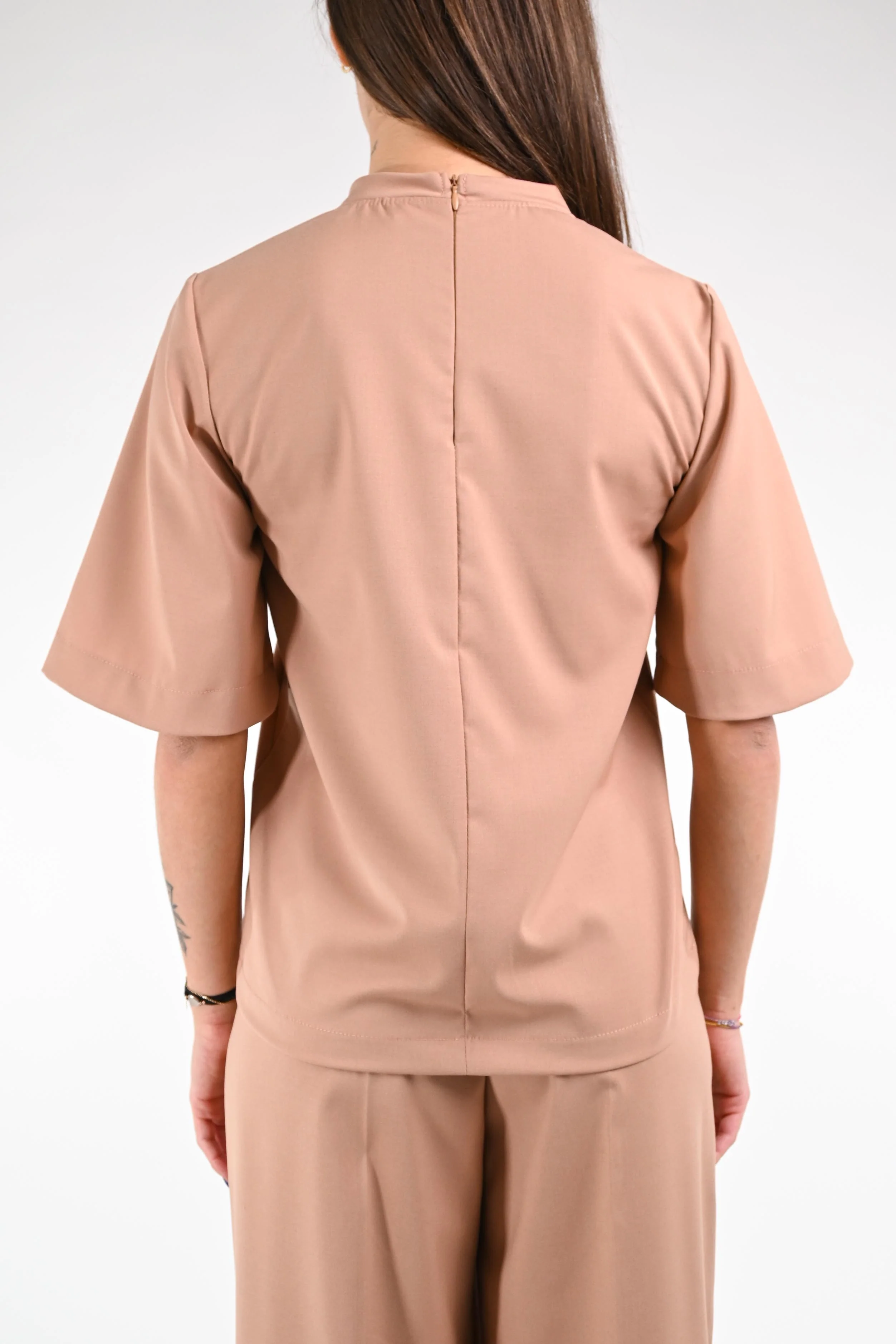 GOLD - BLUSA POLIVISCOSA ART.57738/4557 - CAMMELLO - Image 4
