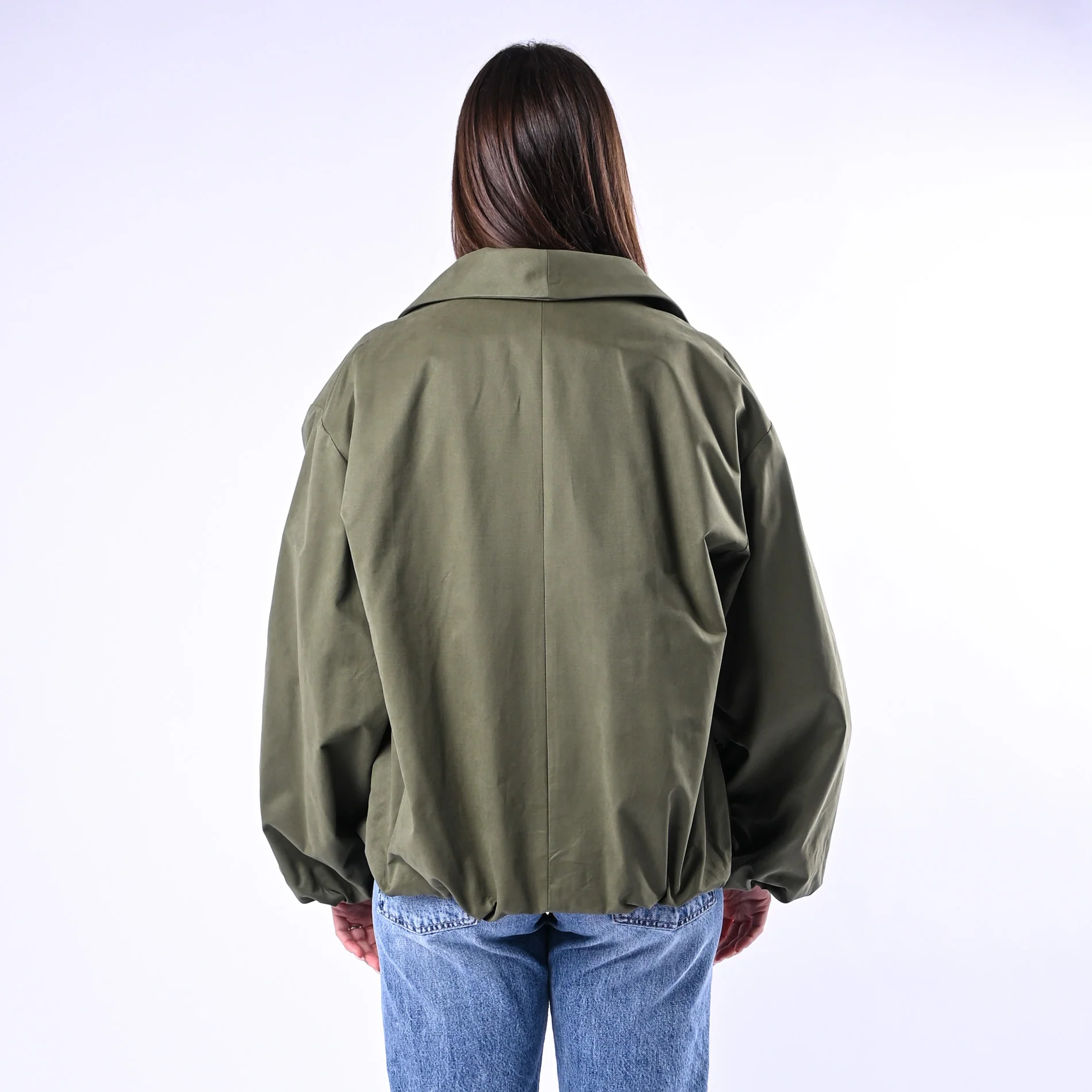 GOLD - BOMBER COLLO A SCIALLE ART.38070/4704 - MILITARE - Image 4