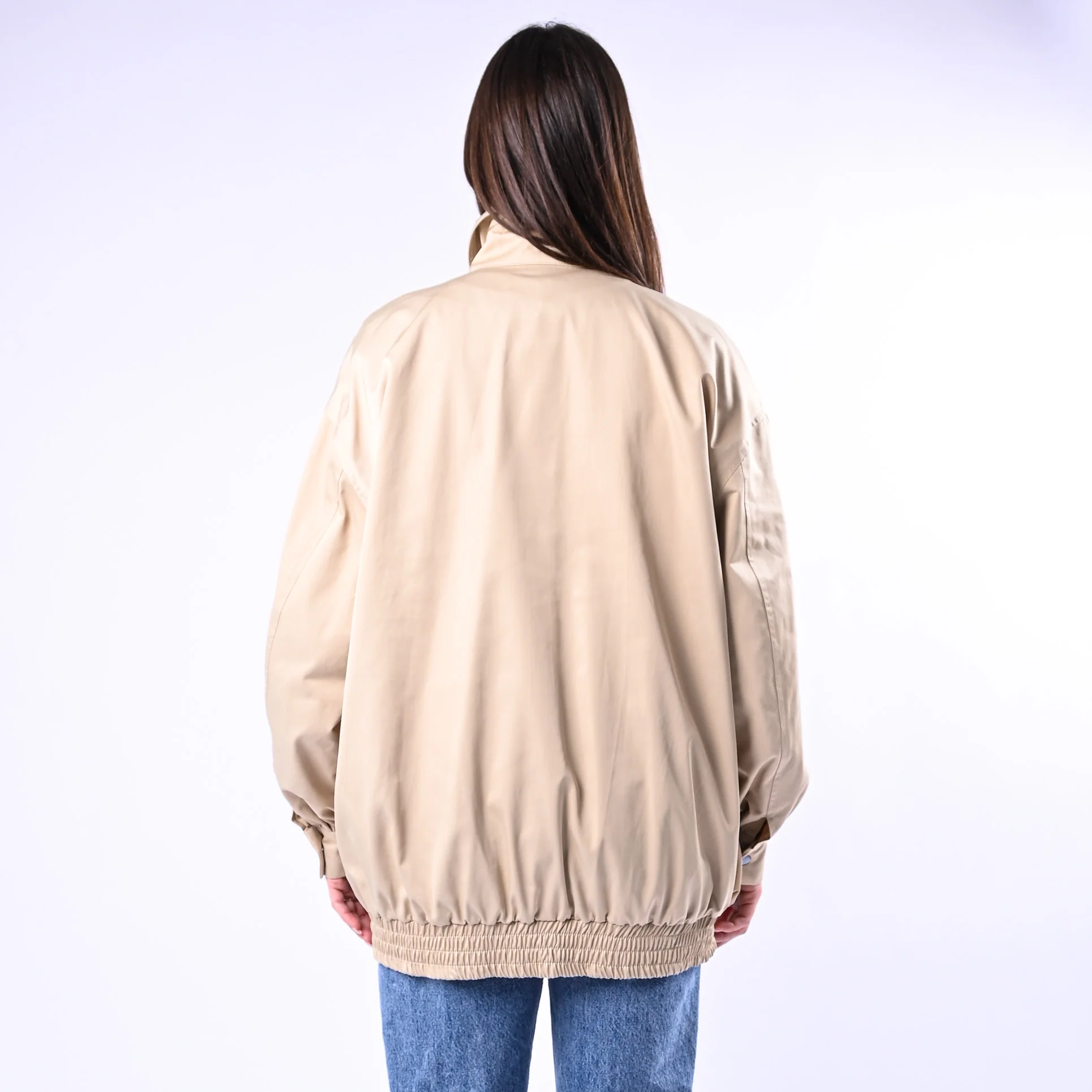 GOLD - BOMBER OVER CON TASCHE A PALLONCINO ART.39069/4705 - BEIGE - Image 4