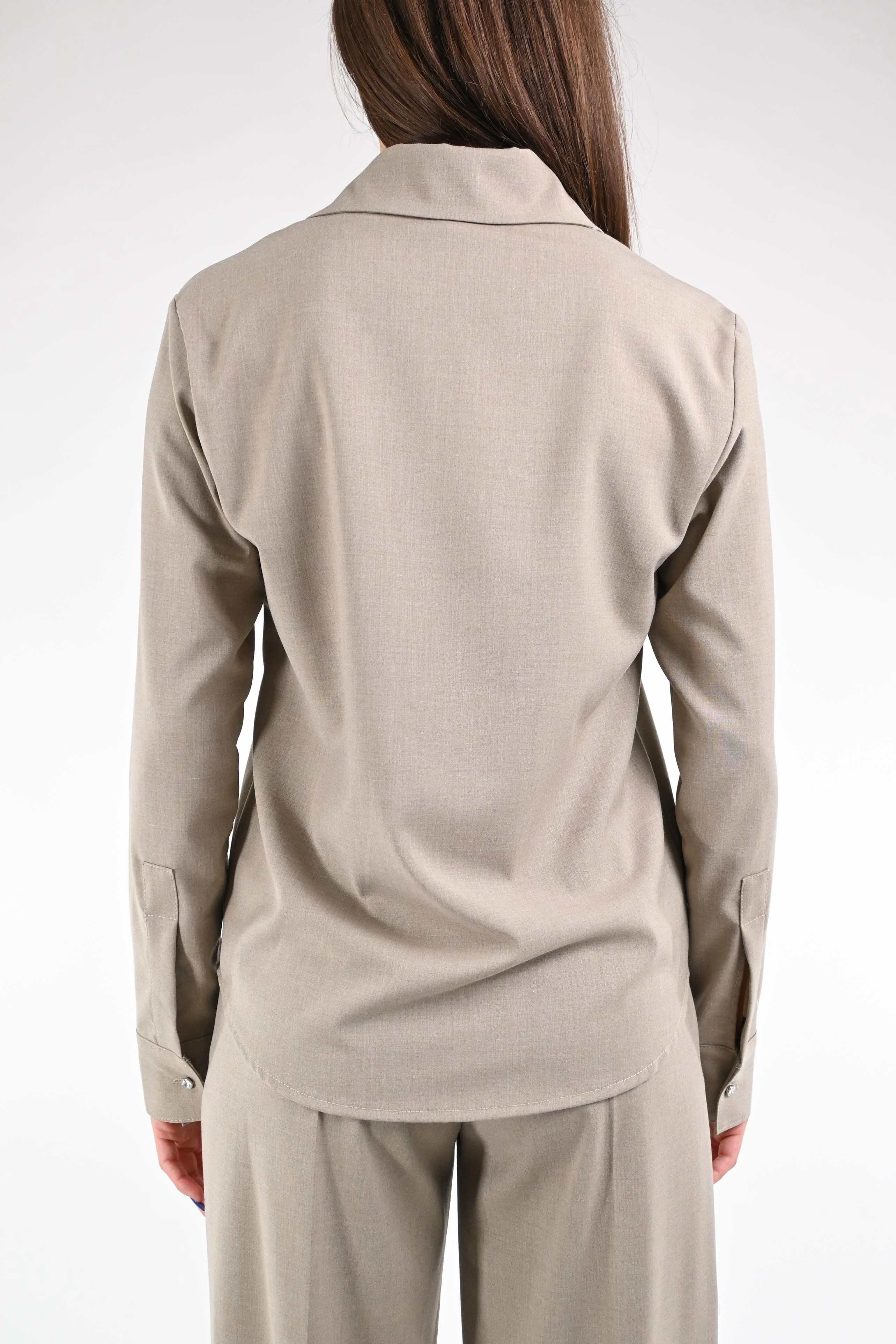 GOLD - CAMICIA POLIVISCOSA ART.67739/4557 - BEIGE - Image 4