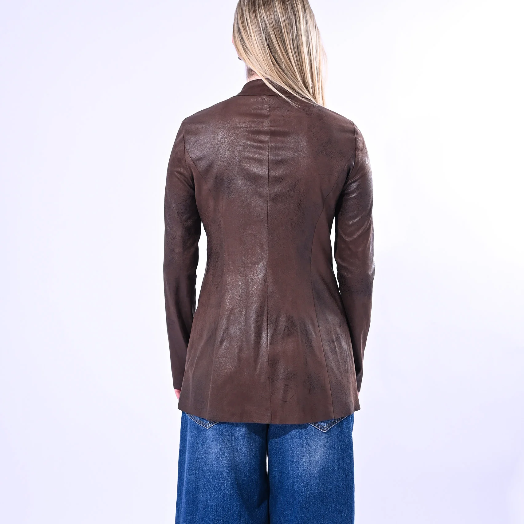 GOLD - GIACCA ROCK EASY ART.37478/3181/M - SUEDE MORO - Image 4