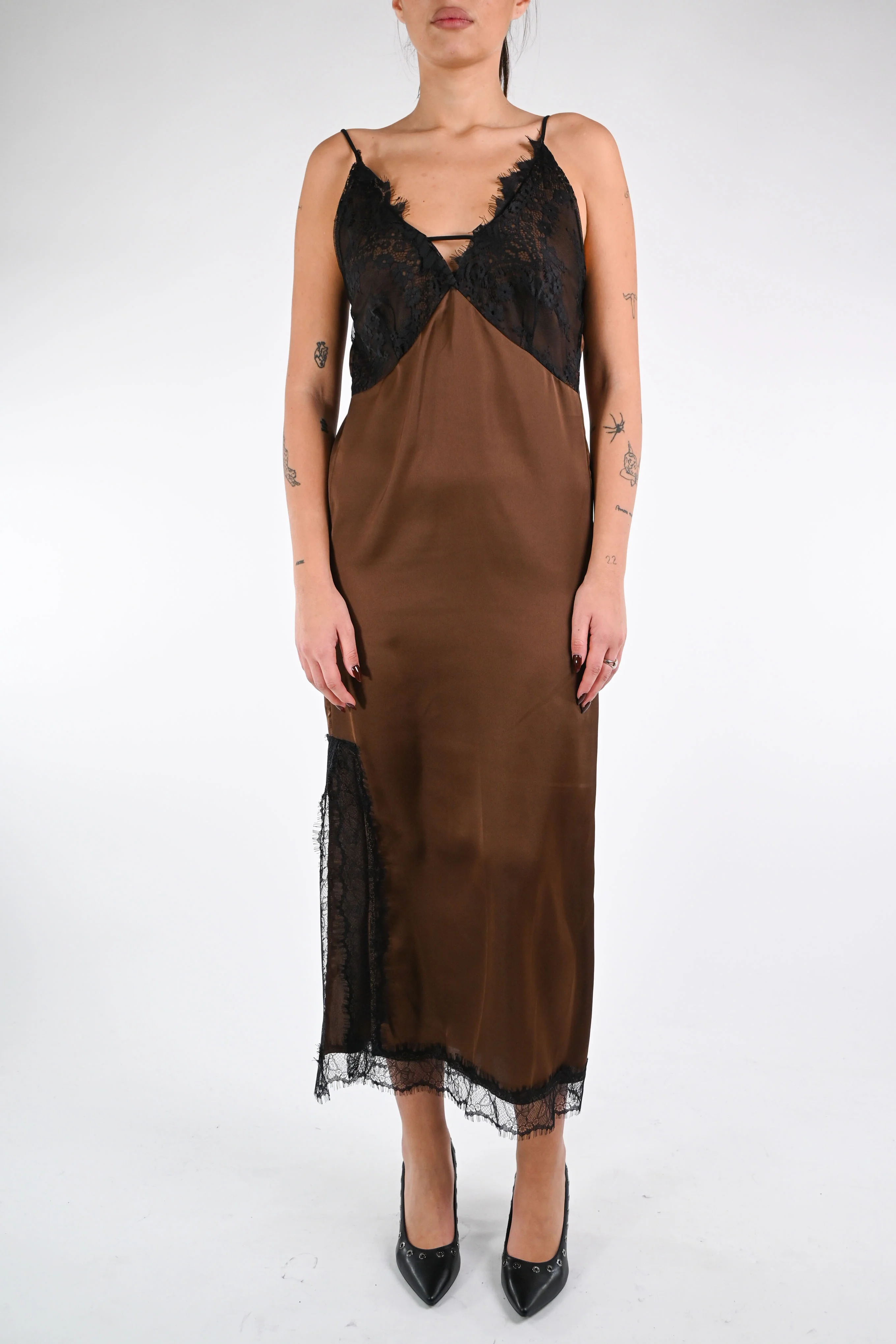 HAVEONE - ABITO SPALLINA LINGERIE ART.AFW-P062 - MORO - Image 2