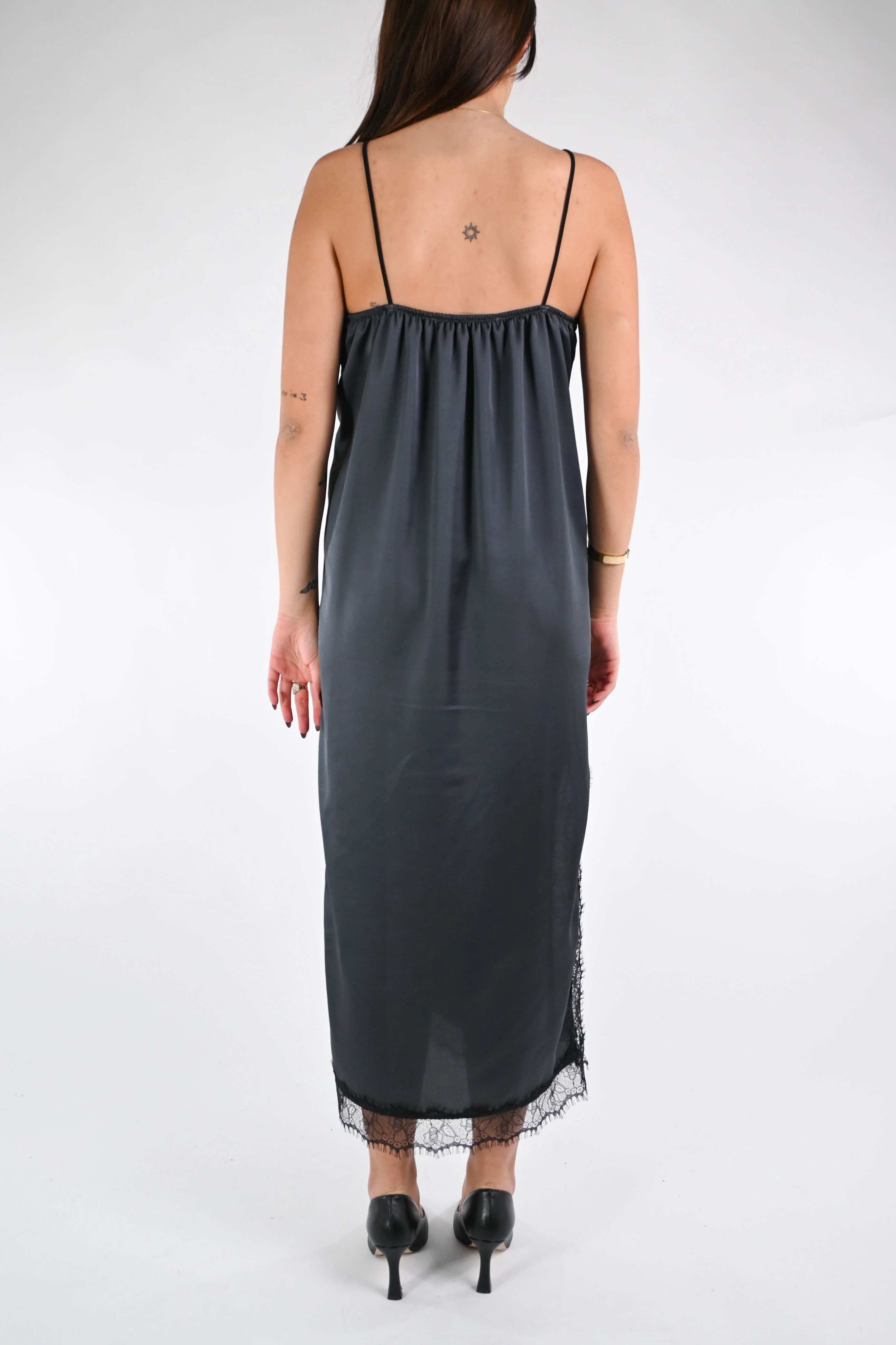 HAVEONE - ABITO SPALLINA LINGERIE ART.AFW-P062 - PIOMBO - Image 4