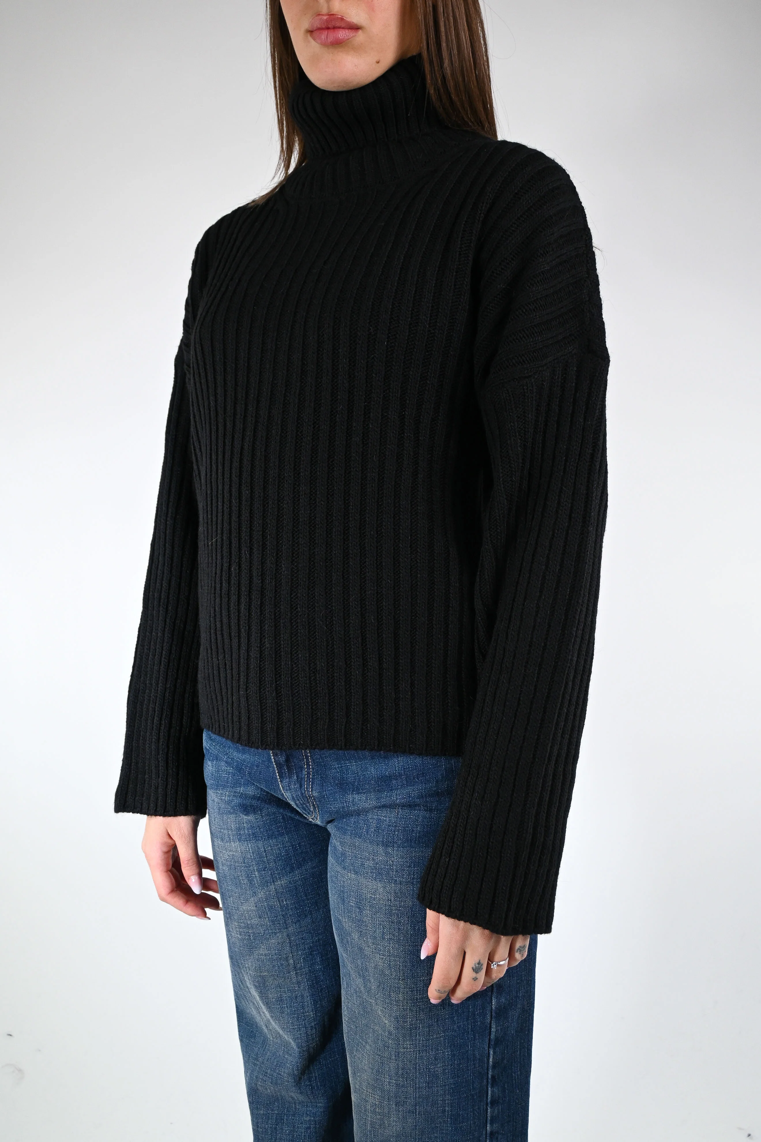 HAVEONE - DOLCEVITA OVER COSTA INGLESE ART.MHO-P421 - NERO - Image 3