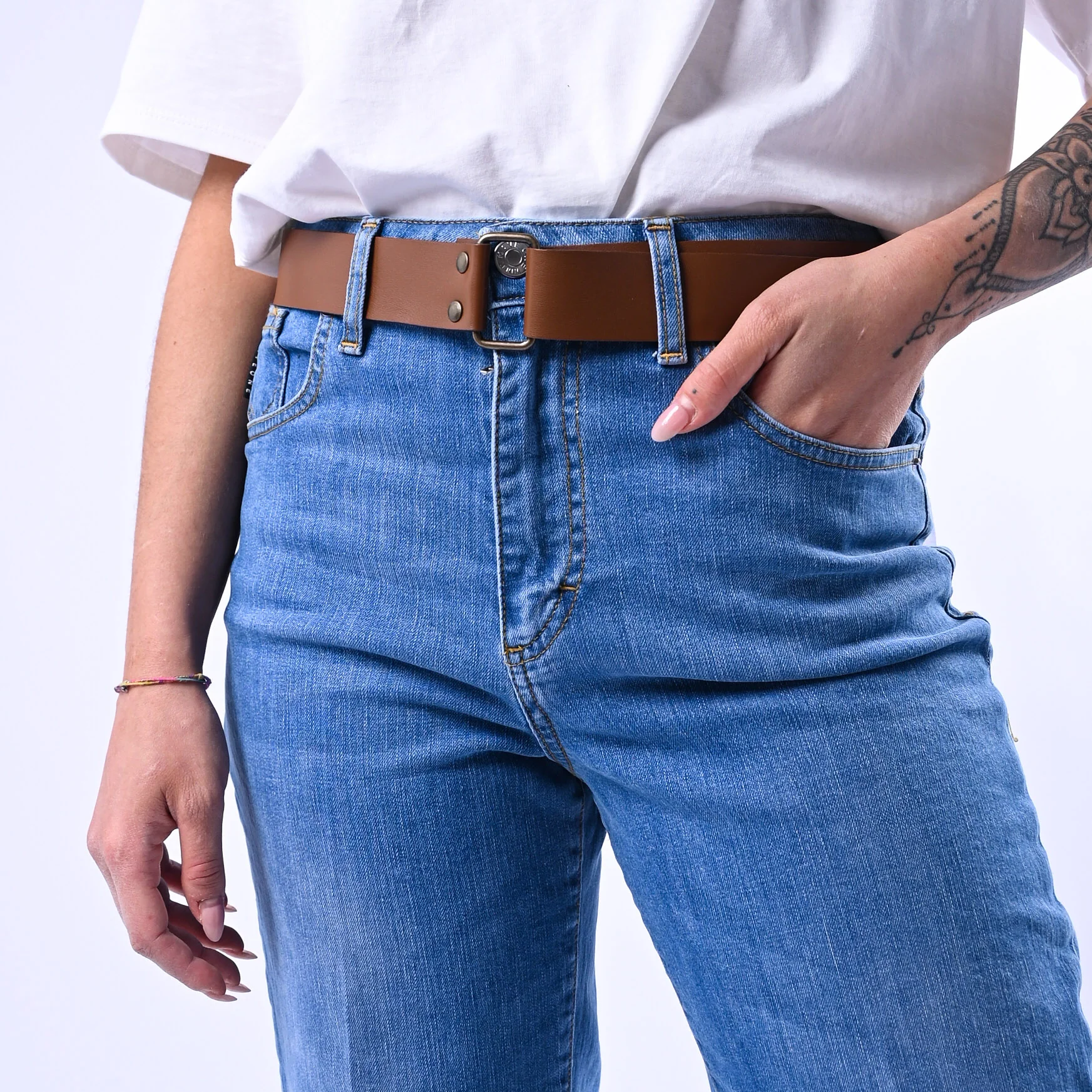 HAVEONE - JEANS MANDY ELASTICIZZATO ART.PLS-Q039 - LAVAGGIO MEDIO - Image 5