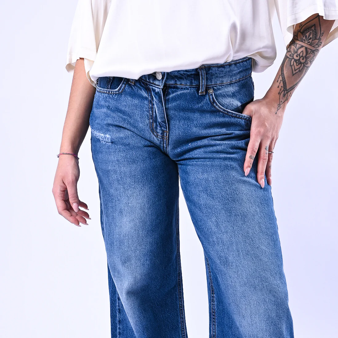 HAVEONE - JEANS MODELLO AOKI ART.PLS-Q049 - LAVAGGIO MEDIO - Image 5