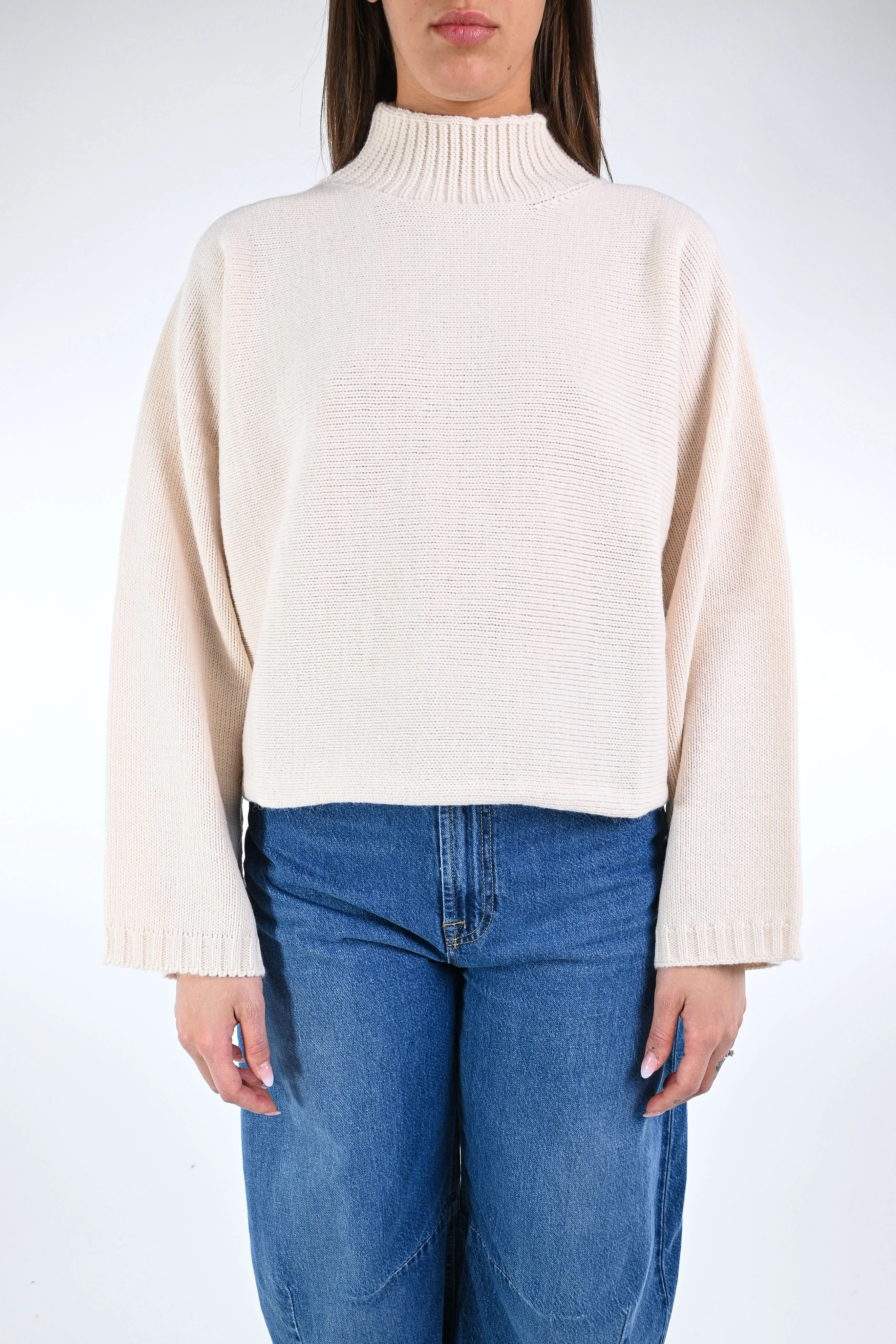 HAVEONE - MAGLIA OVER COLLO CRATERE ART.MMP-P435 - BURRO - Image 2