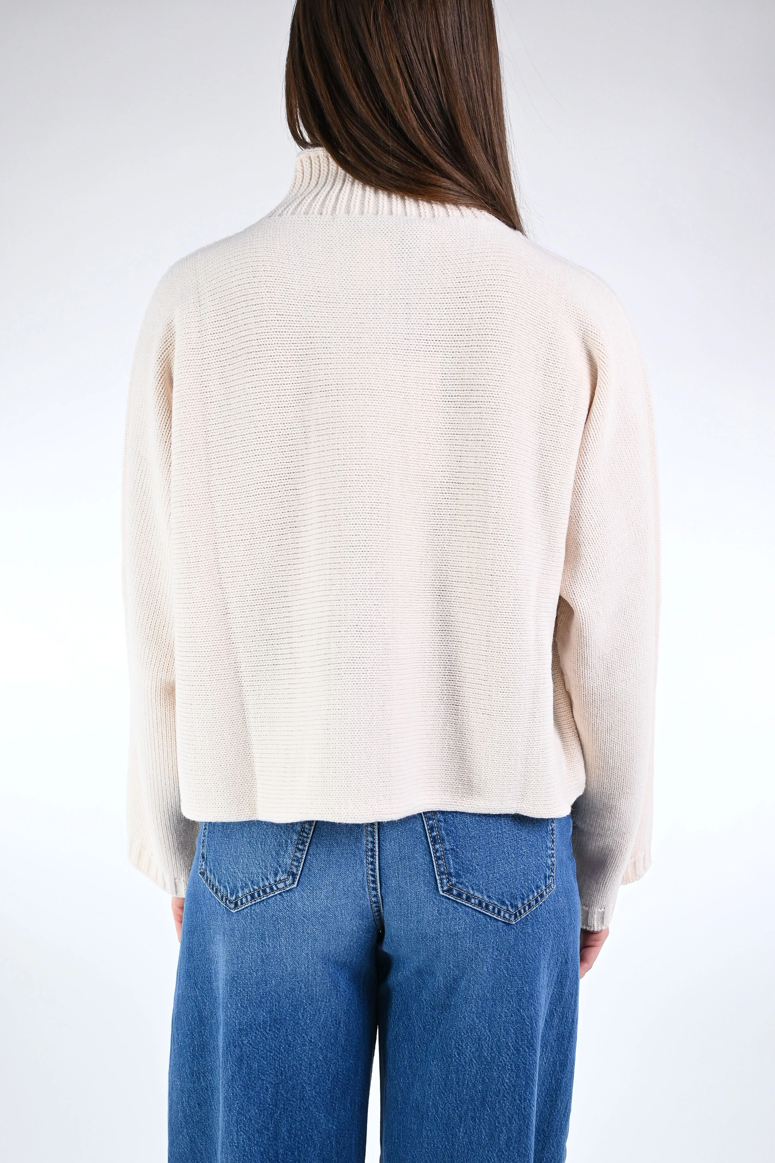 HAVEONE - MAGLIA OVER COLLO CRATERE ART.MMP-P435 - BURRO - Image 4