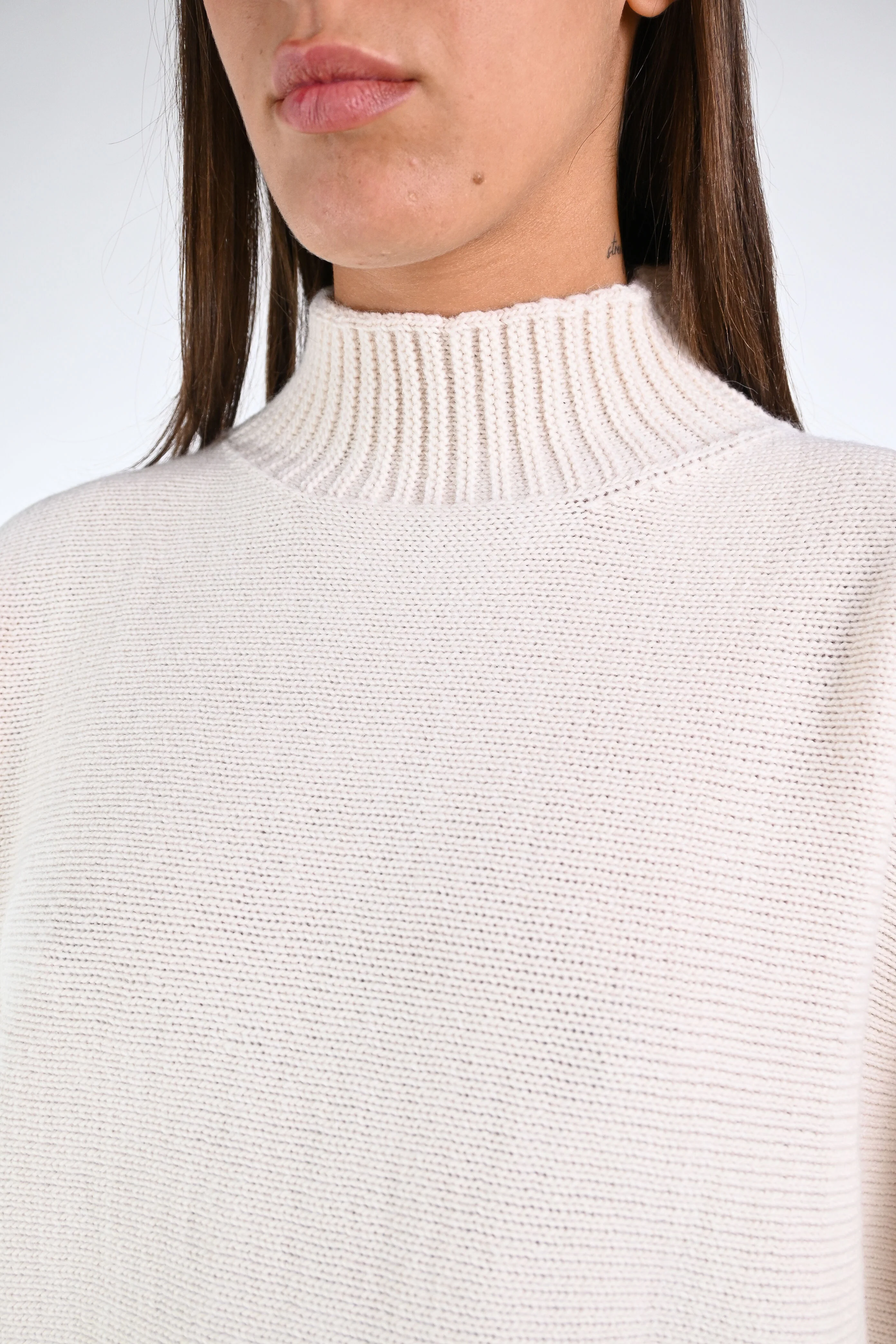 HAVEONE - MAGLIA OVER COLLO CRATERE ART.MMP-P435 - BURRO - Image 5