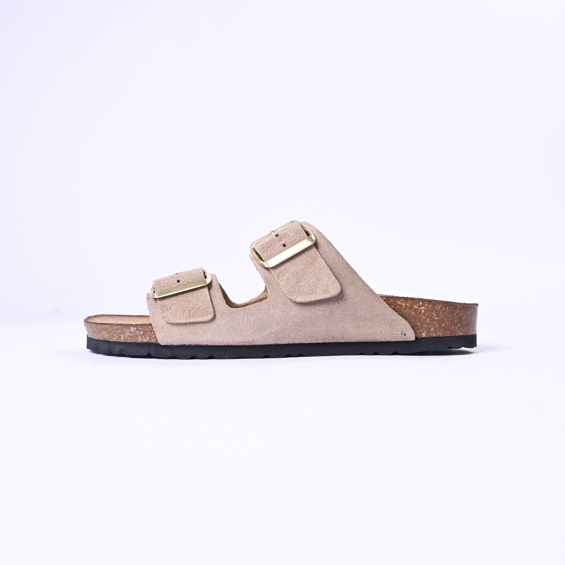 LATIKA - CIABATTA CROSTA DOPPIA FIBBIA ART.3130/CRT - TAUPE - Image 2
