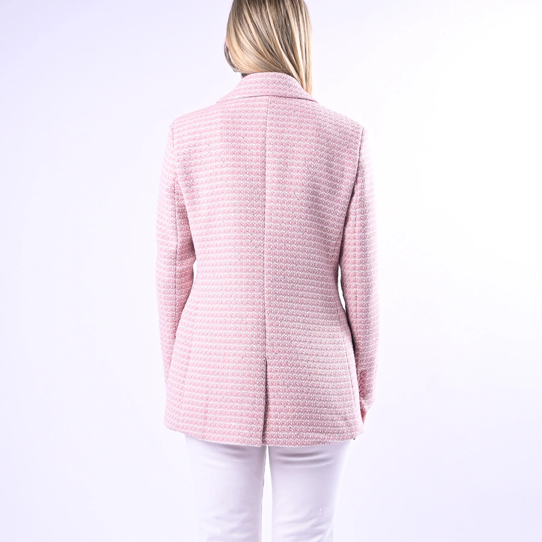MOTEL - GIACCA CHANEL DOPPIOPETTO COLLO LANCIA ART. S26J726 - ROSA - Image 4