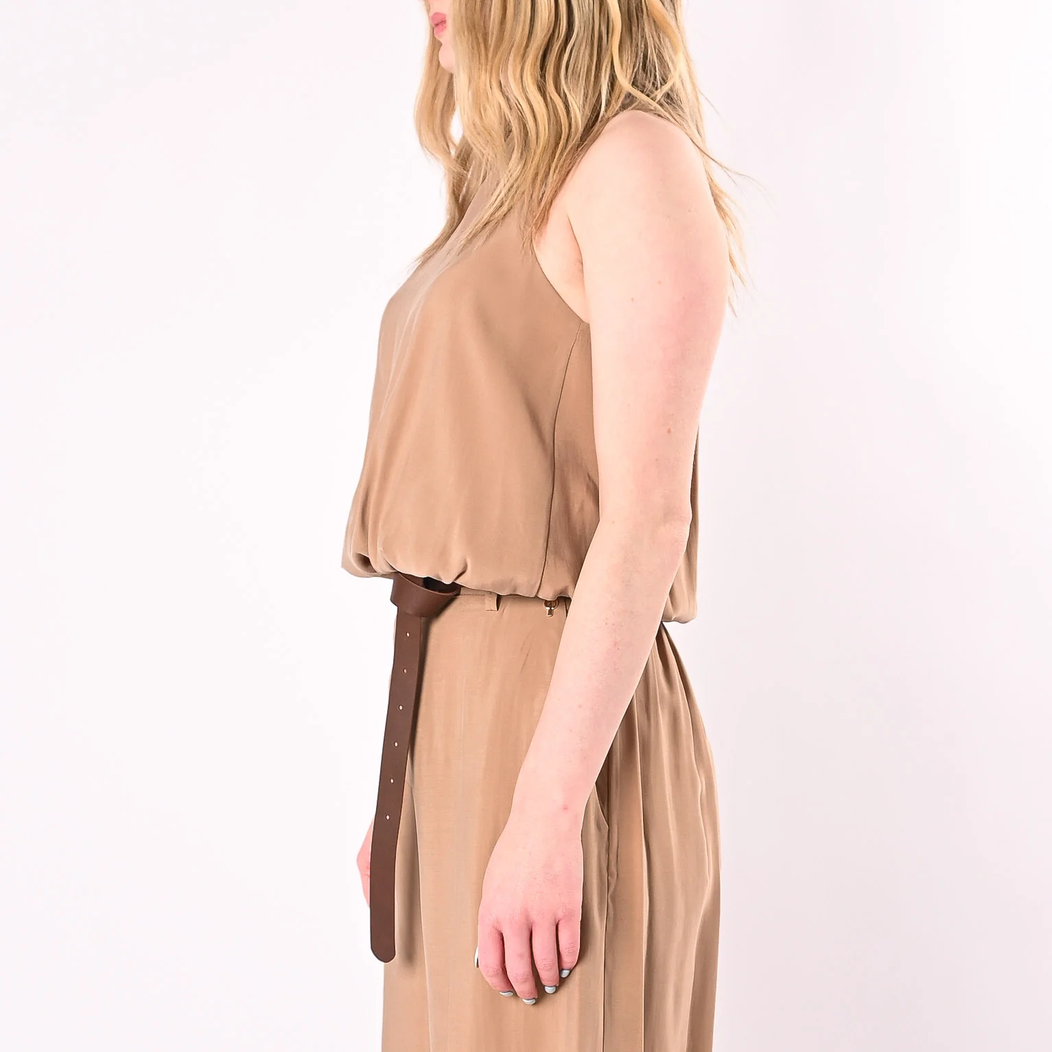 PHILIA LOFT - TOP RIMBORSATO IN MODAL ART.A02N1114/S - SABBIA - Image 4