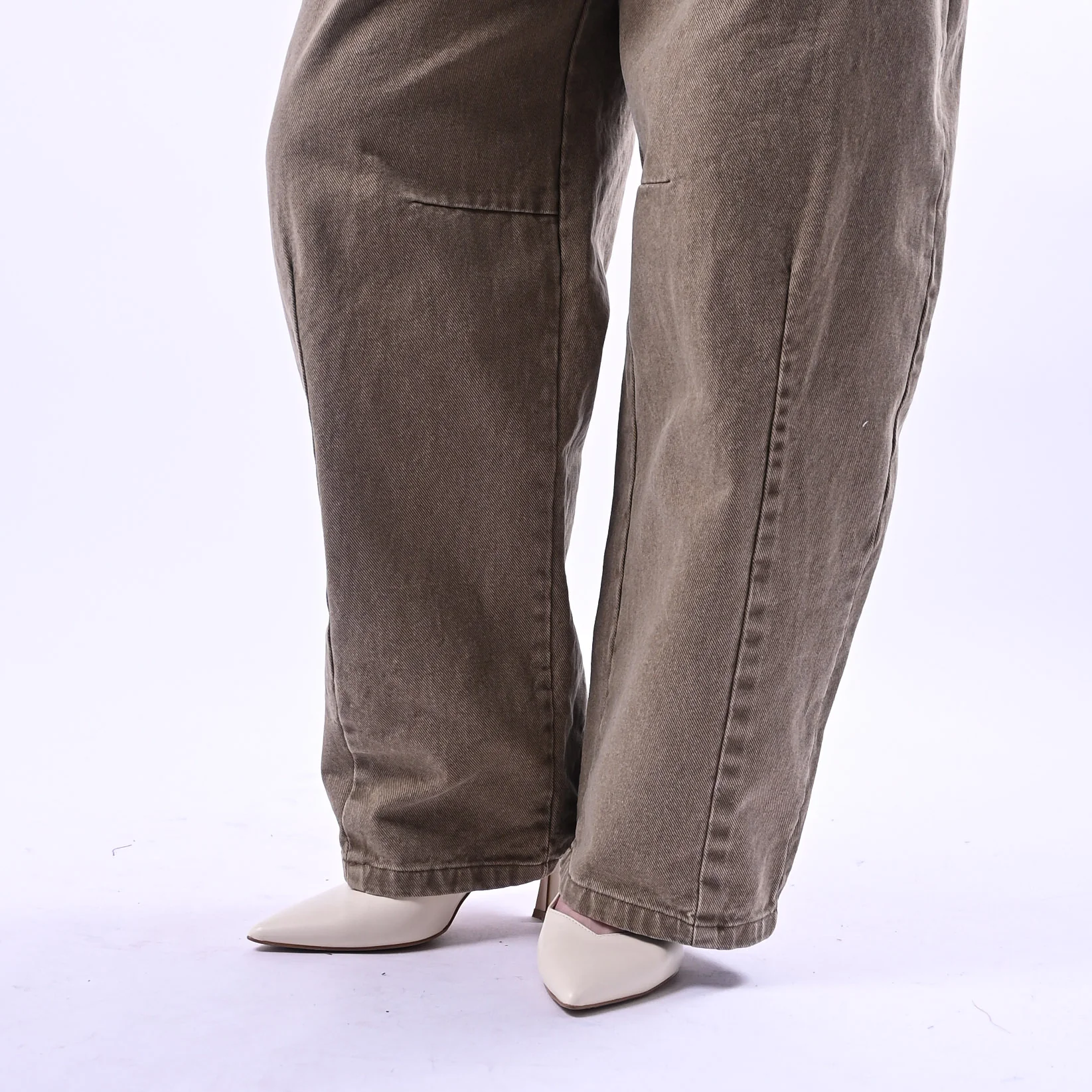 RECUPERO - PANTALONE BALLOON EDEN BULL DENIM ART.30463/B - ACID WASH CAMMELLO - Image 5