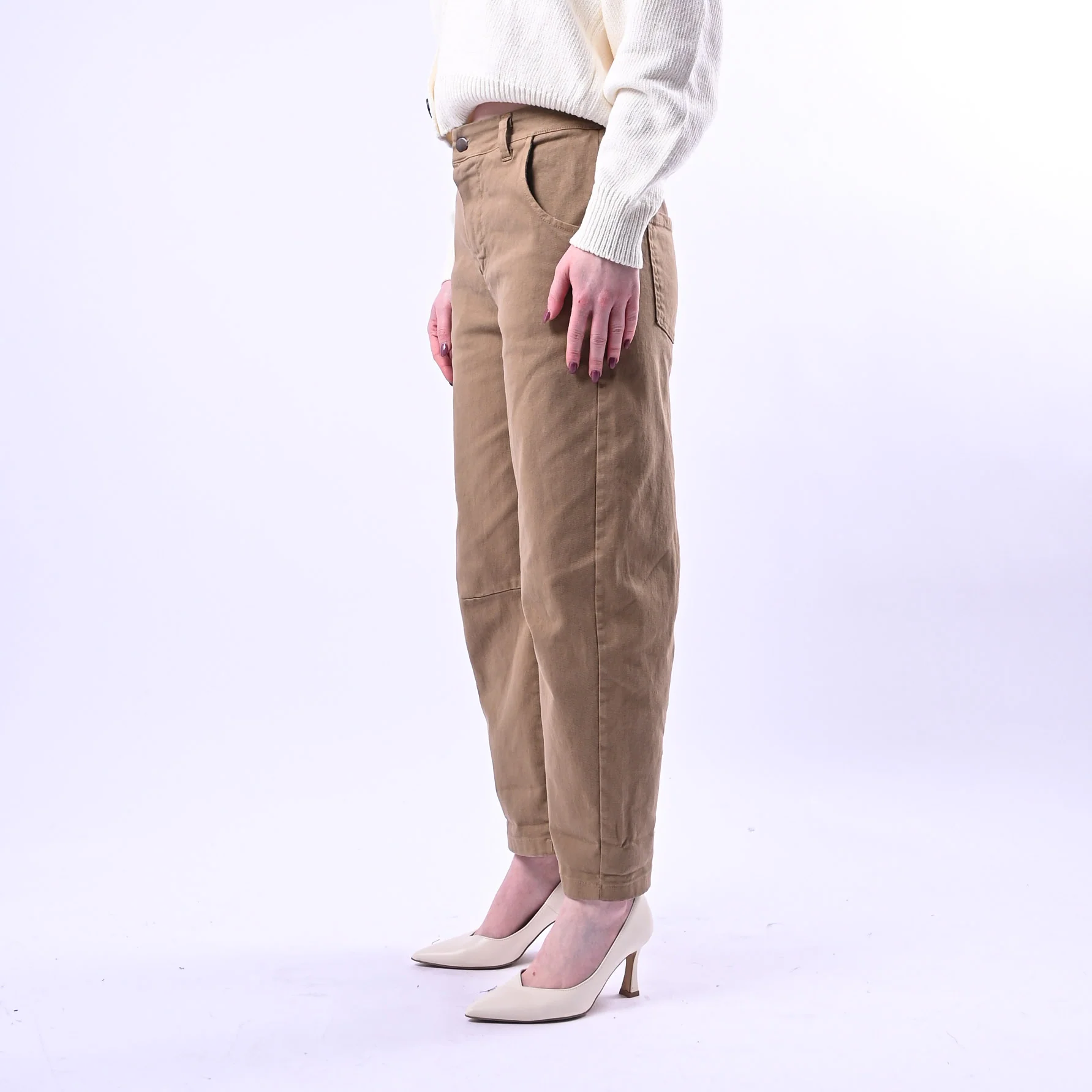 RECUPERO - PANTALONE BARREL BABY ELASTICO DIETRO ART.30325/B - BULL CAMMELLO - Image 3