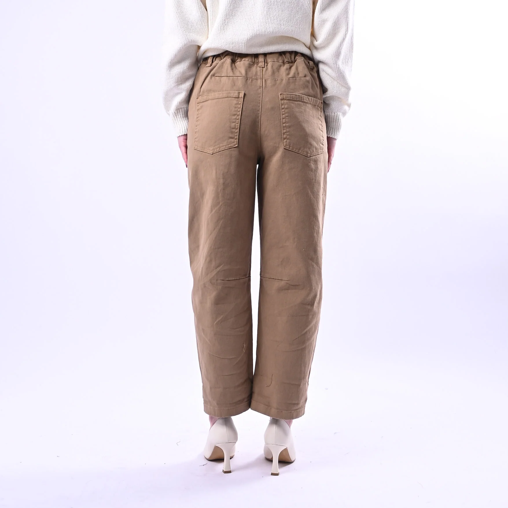 RECUPERO - PANTALONE BARREL BABY ELASTICO DIETRO ART.30325/B - BULL CAMMELLO - Image 4