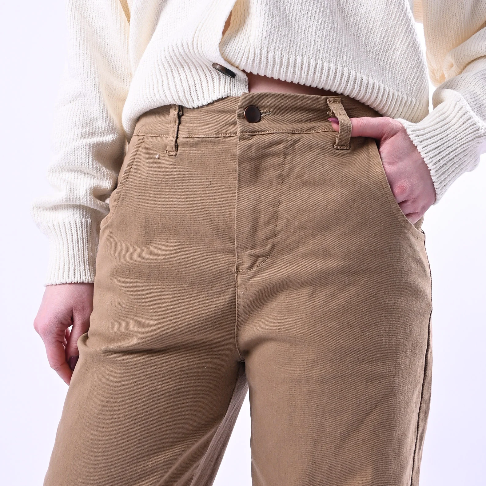 RECUPERO - PANTALONE BARREL BABY ELASTICO DIETRO ART.30325/B - BULL CAMMELLO - Image 5