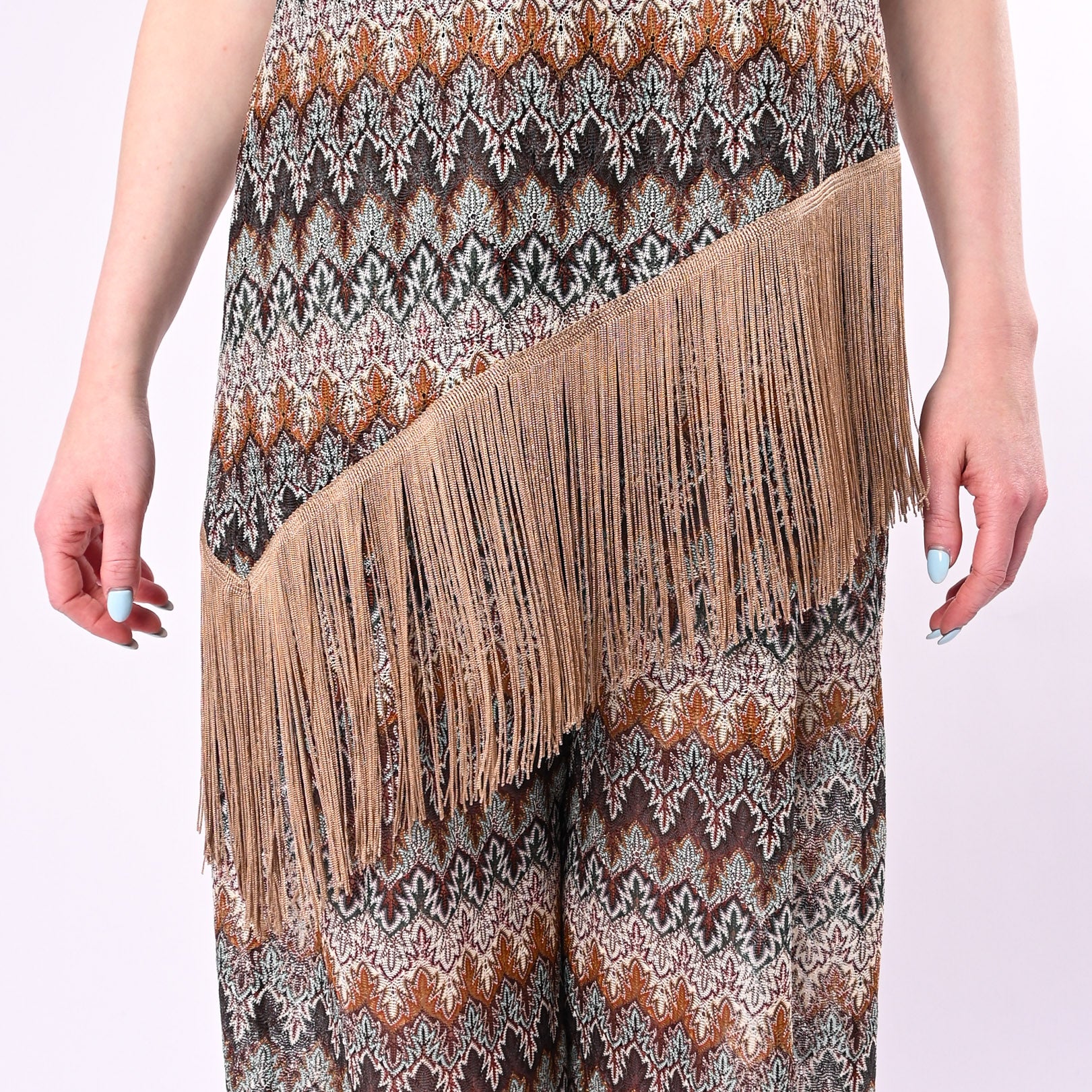 SOUVENIR - TOP A FASCIA MISSONI CON FRANGE ART.S39M1581/F - FANTASIA - Image 6