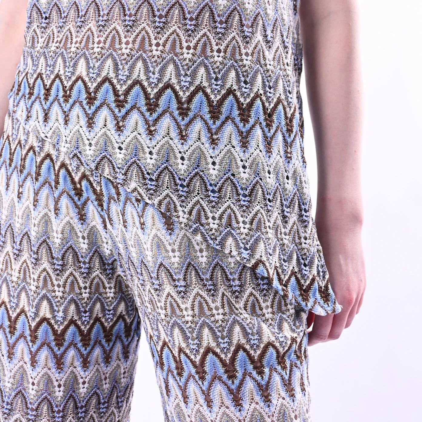 TENSIONE IN - BLUSA MISSONI ASIMMETRICA CON FILO LUREX ART. S26ME30/F - FANTASIA - Image 6