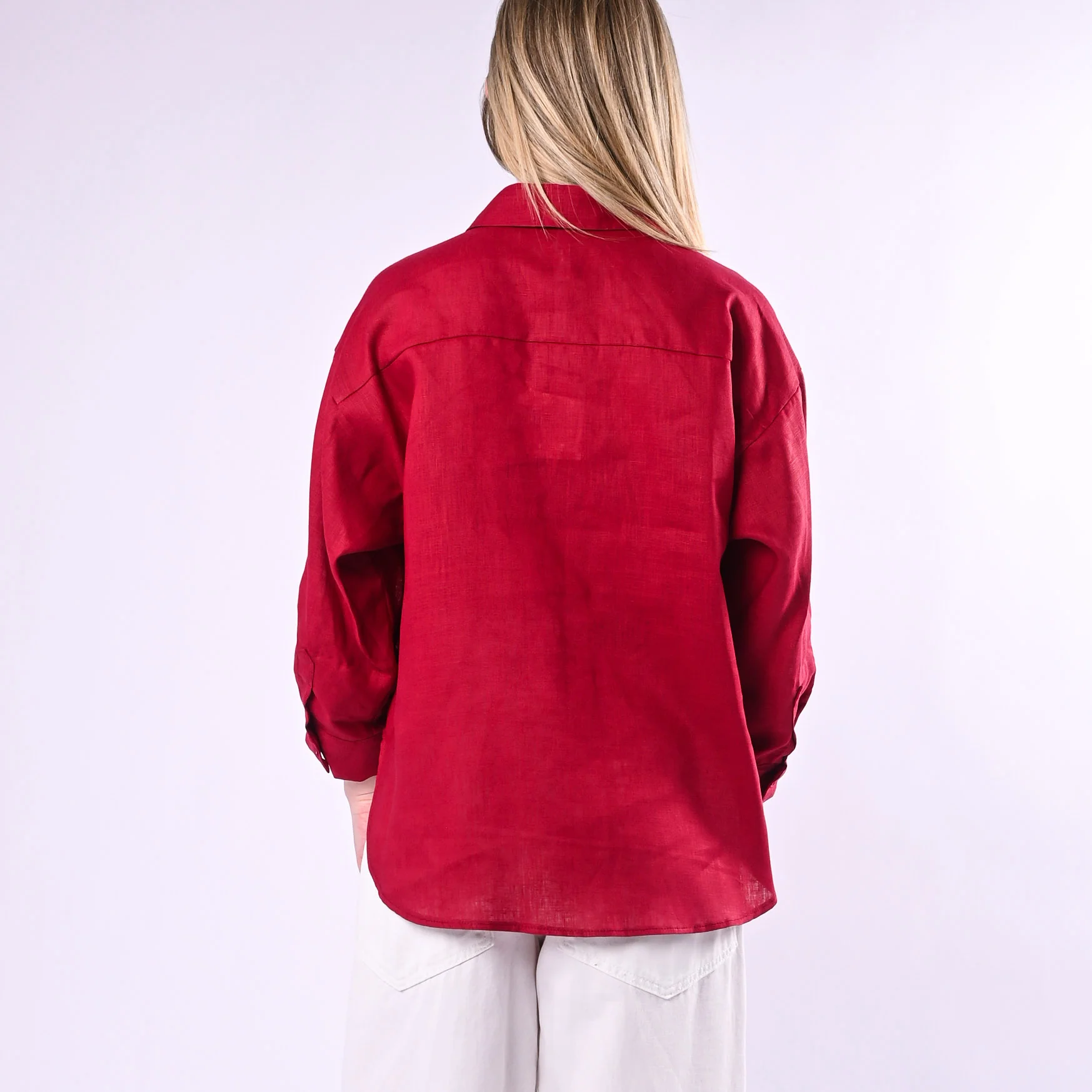 TENSIONE IN - CAMICIA OVER IN LINO ART. S26CE16/I - INDIA - Image 4