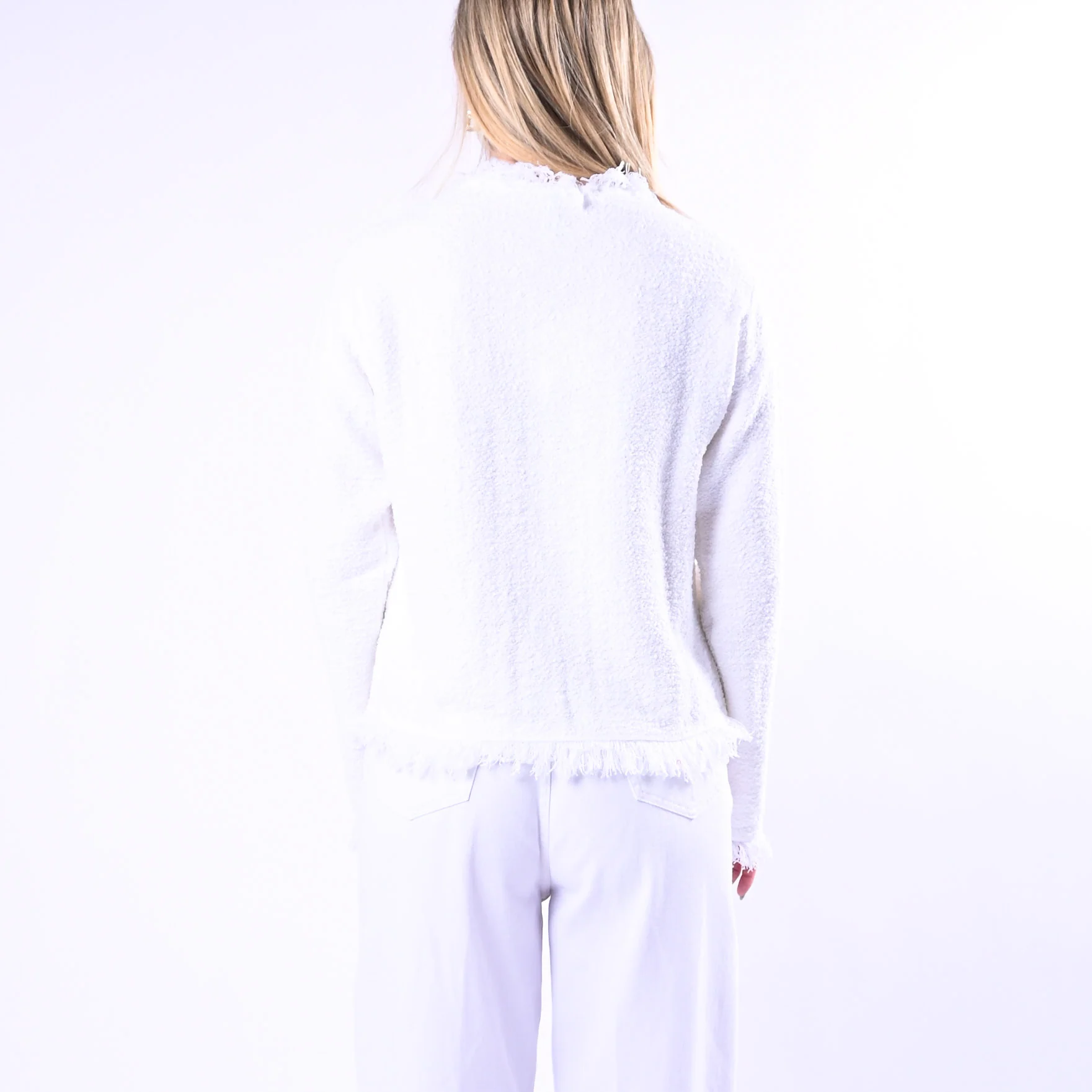 TENSIONE IN - GIACCHINA CHANEL CON PATTINE ART.41A459/B - BIANCO - Image 3