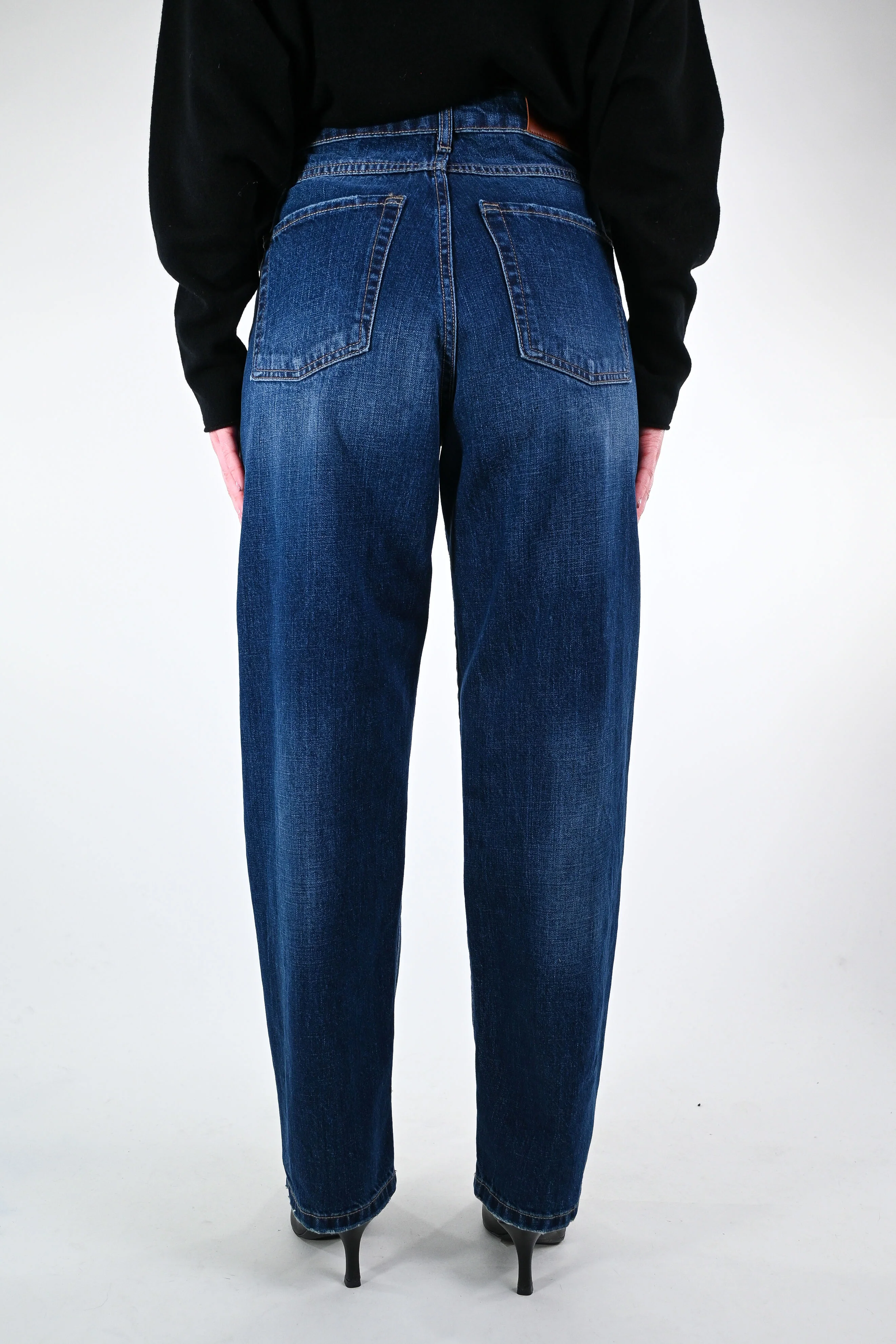 TENSIONE IN - JEANS 5 TASCHE ART.TOM-REED - LAVAGGIO BLU - Image 4