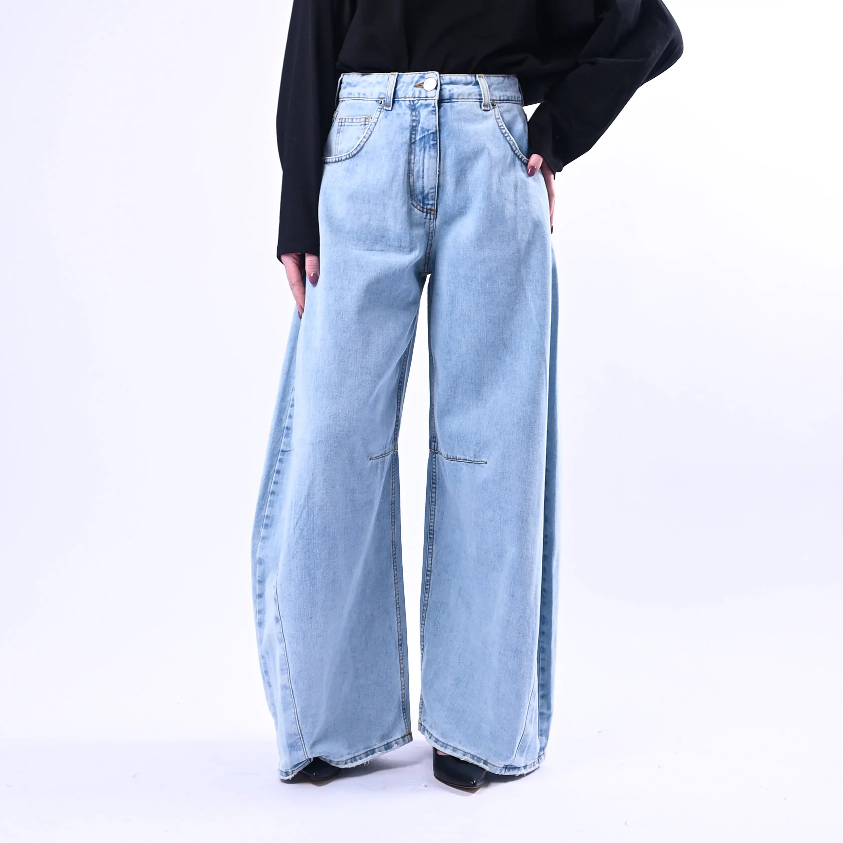 TENSIONE IN - JEANS MODELLO LOUVRE-642 ART.P314J119 - LAVAGGIO CHIARO - Image 2