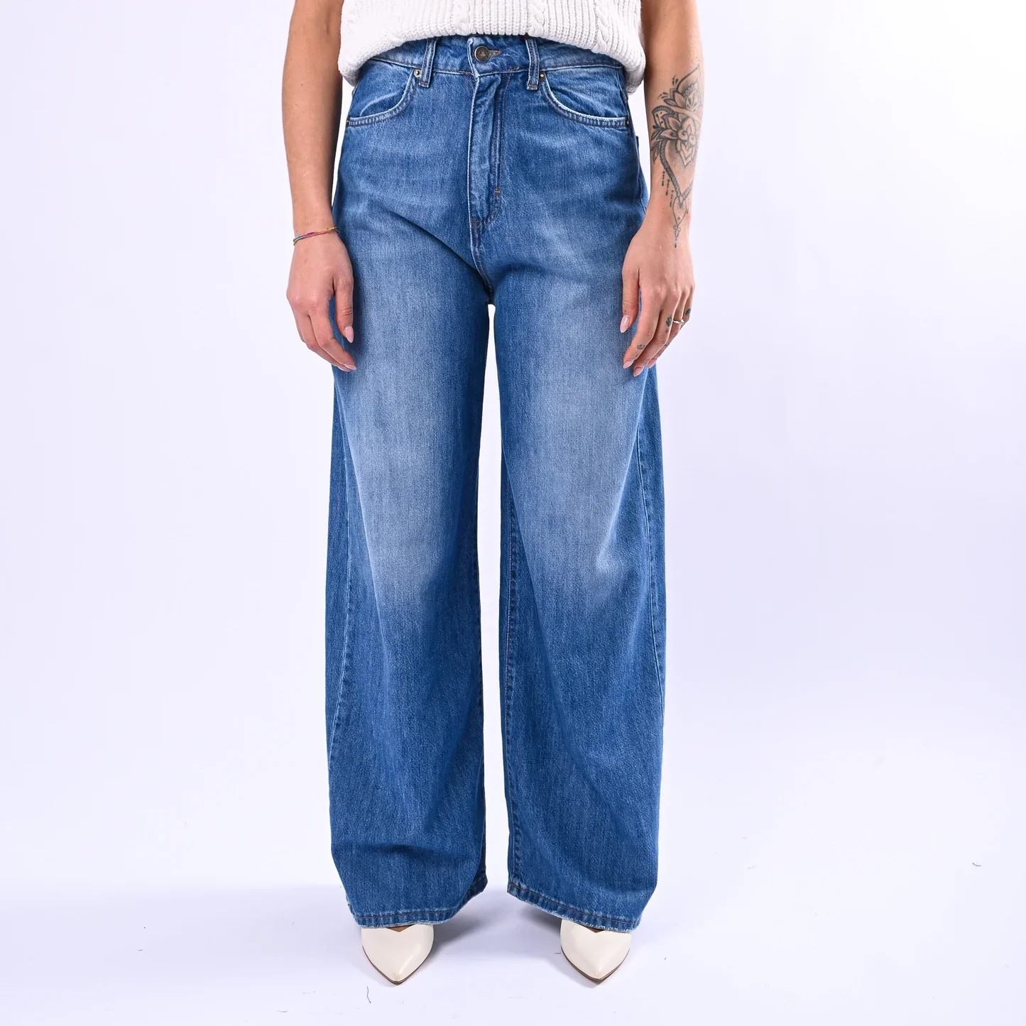 TENSIONE IN - JEANS SUPERPOCKET ART.GIUSI-AMX-DRK - LAVAGGIO MEDIO - Image 2