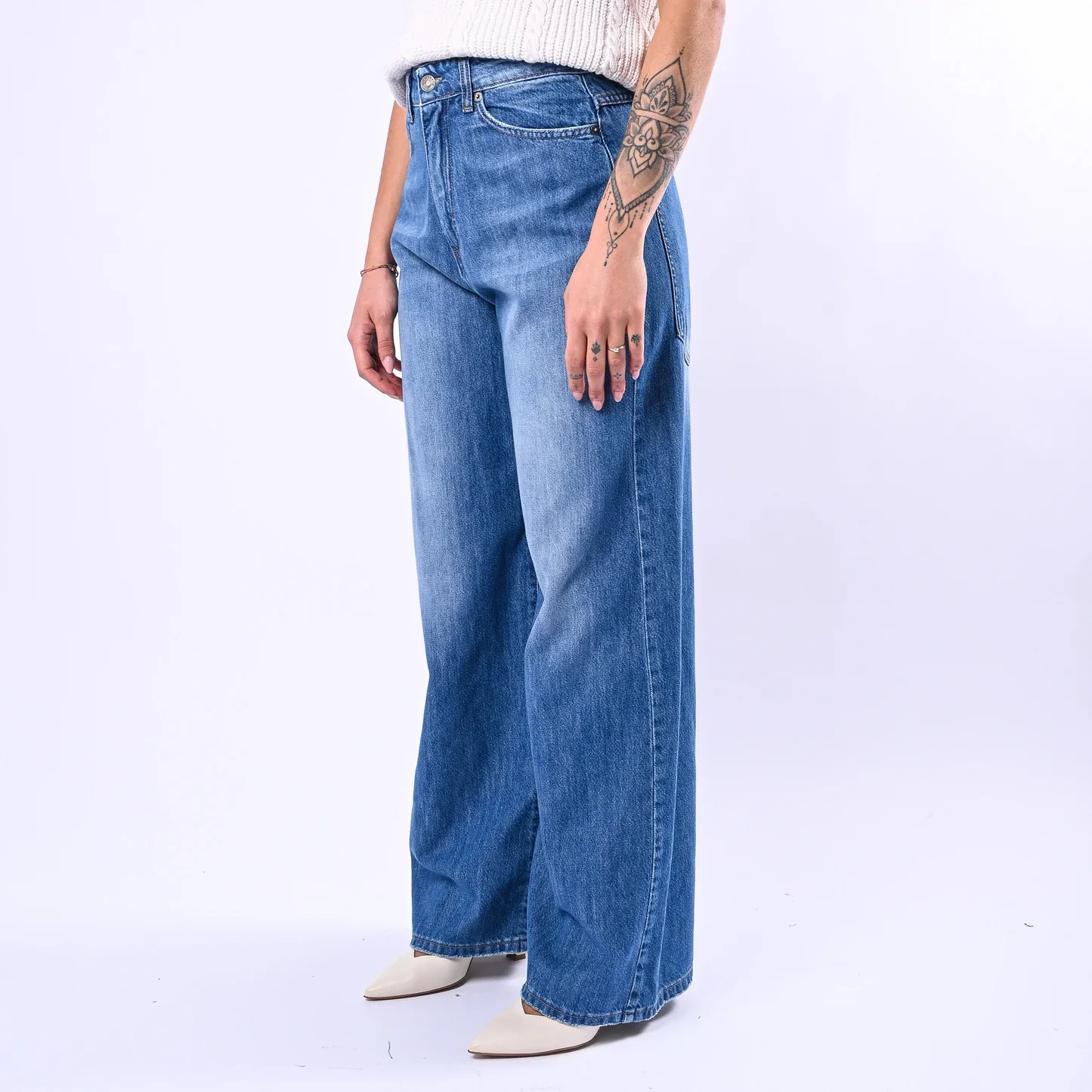 TENSIONE IN - JEANS SUPERPOCKET ART.GIUSI-AMX-DRK - LAVAGGIO MEDIO - Image 3