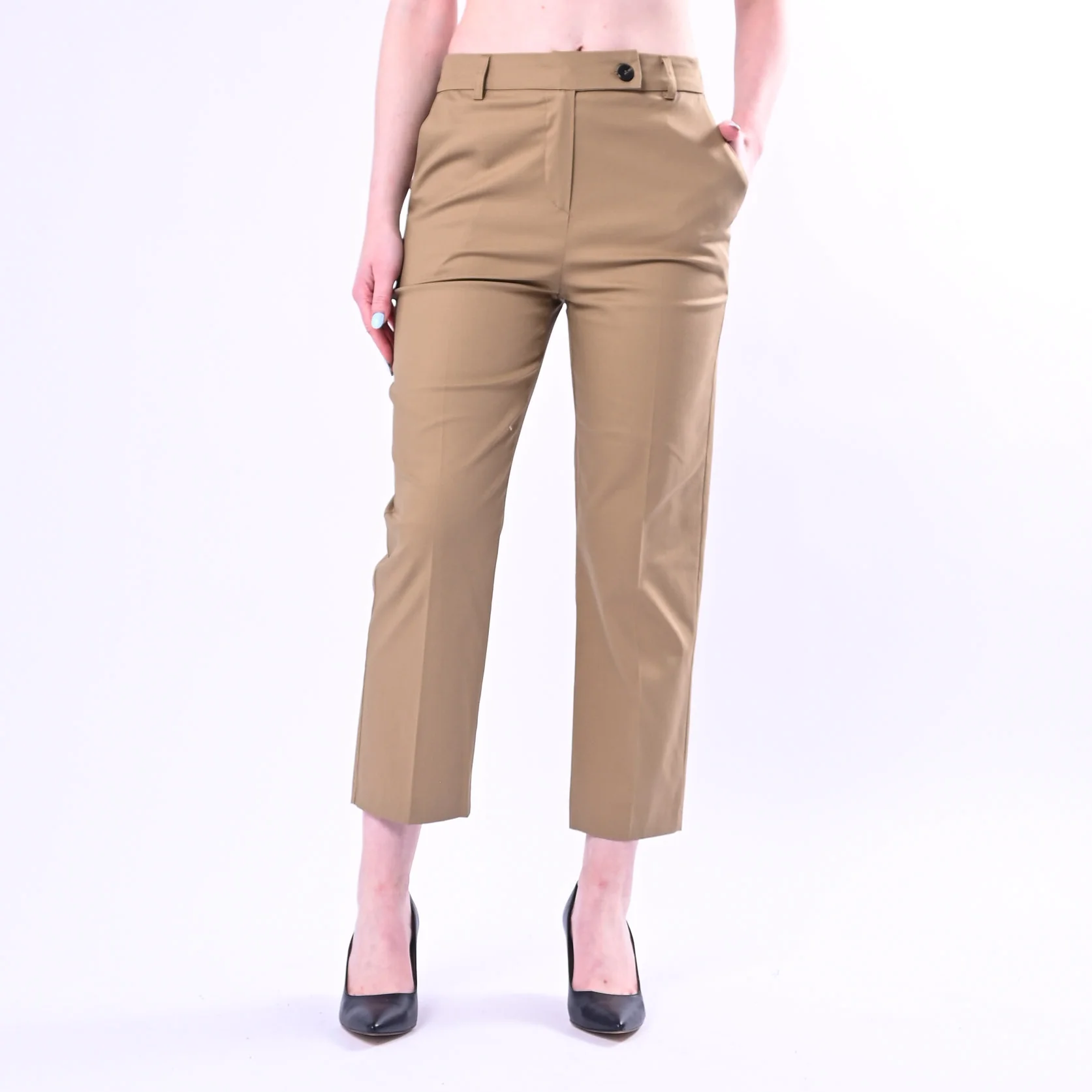 TENSIONE IN - PANTALONE CHINOS DRITTO ART. 26P4941/C - CAMMELLO