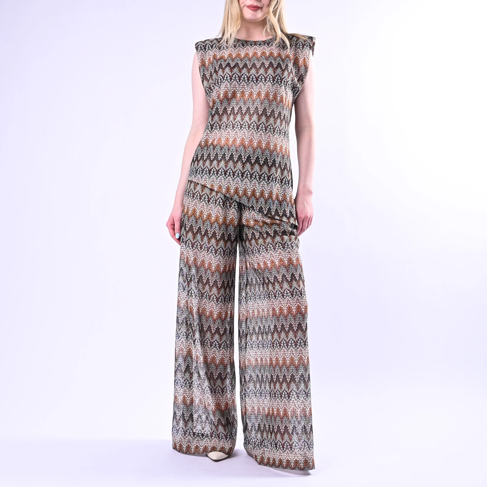 TENSIONE IN - PANTALONE PALAZZO MISSONI ART.S26PC28/F - FANTASIA - Image 5