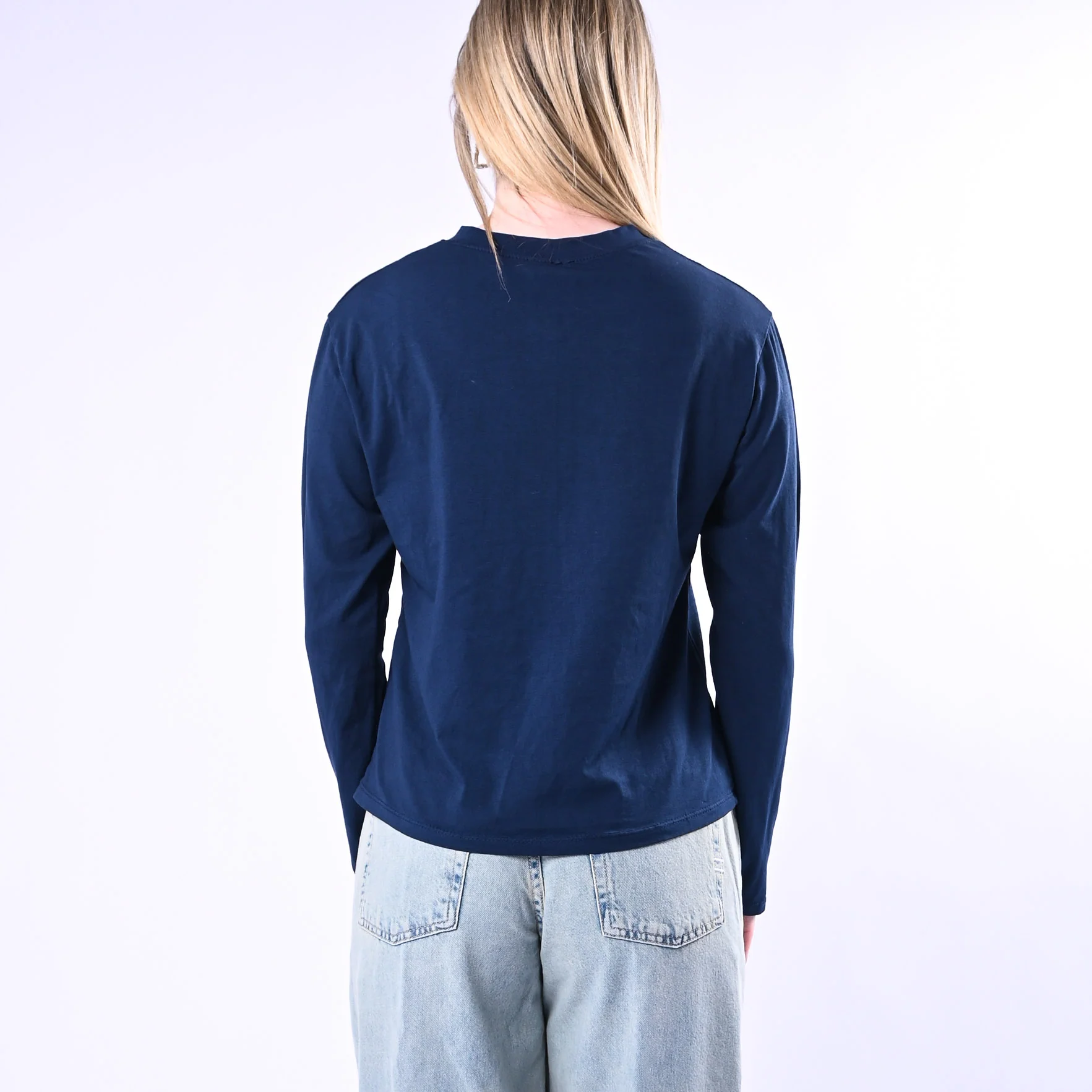 TENSIONE IN - T-SHIRT REBECCHINA JERSEY ART.21012/BL - BLU - Image 4