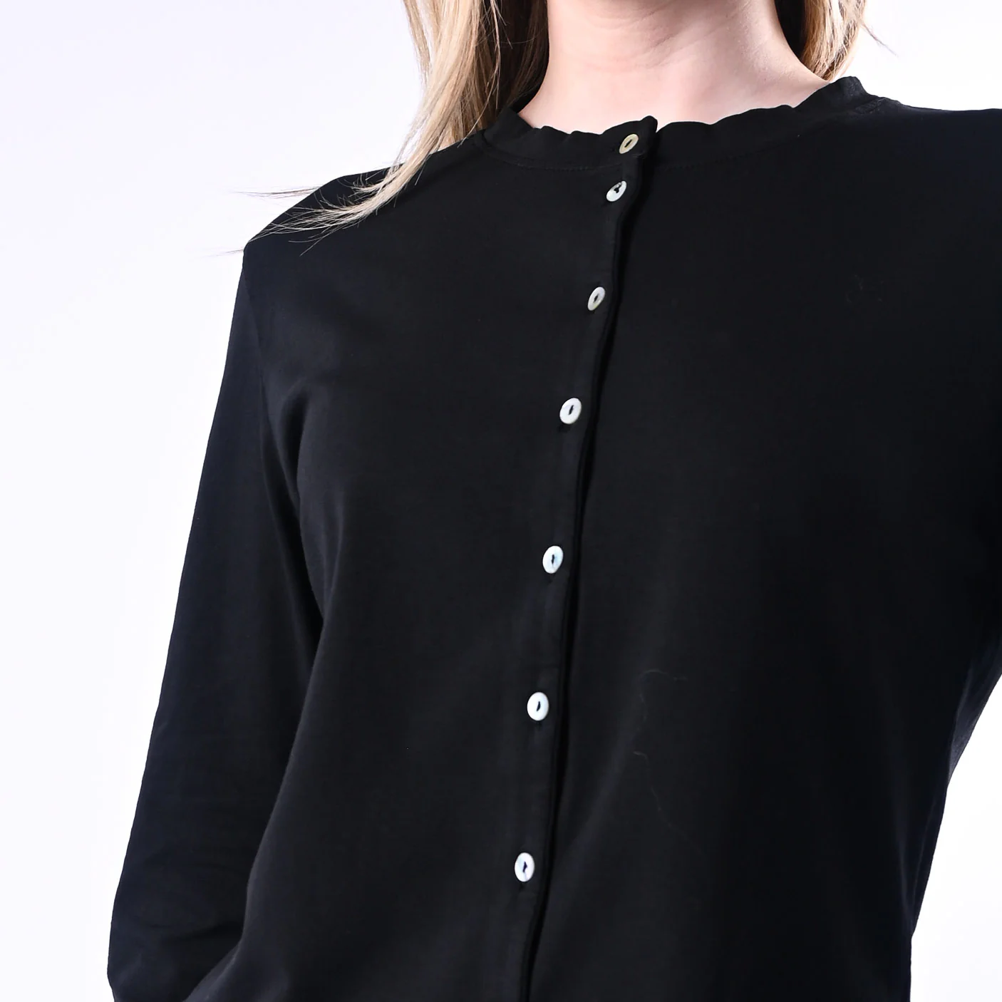 TENSIONE IN - T-SHIRT REBECCHINA JERSEY ART.21012/N - NERO - Image 5
