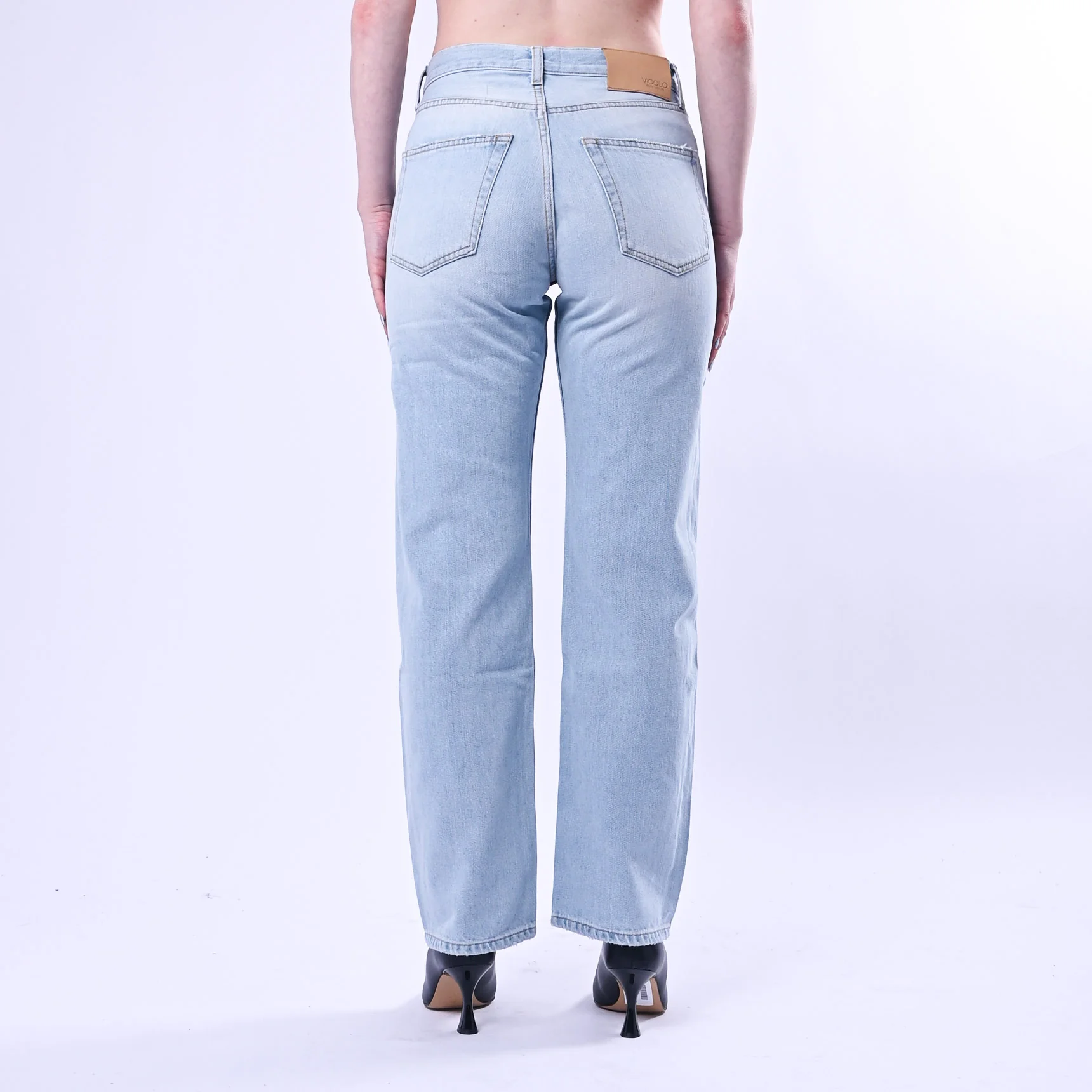 VICOLO - JEANS EMY STRAIGHT FIT ART.DAB5390/J - LAVAGGIO CHIARO - Image 4