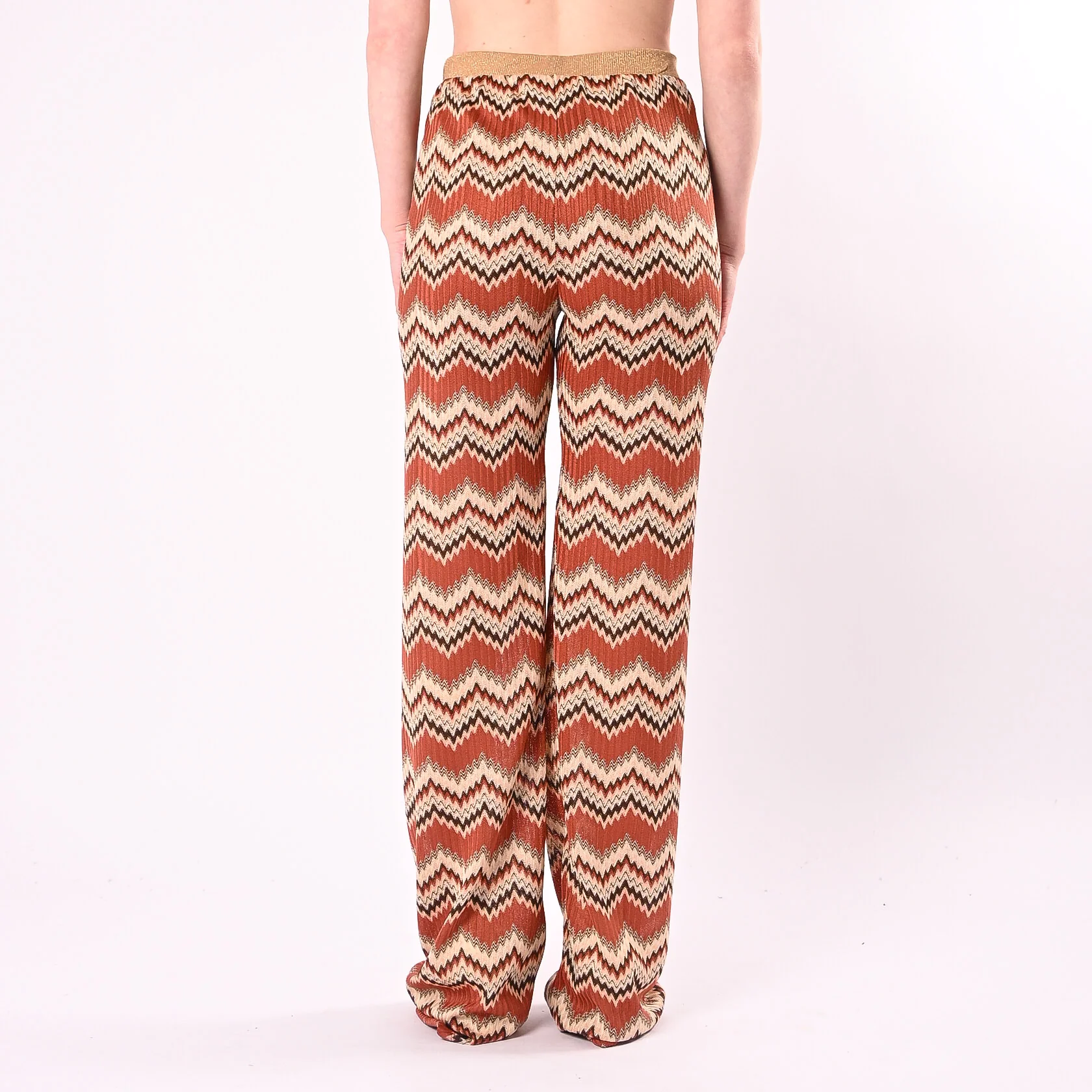 VICOLO - PANTALONE PALAZZO FANTASIA MISSONI ART. TAB2556/F - FANTASIA - Image 4
